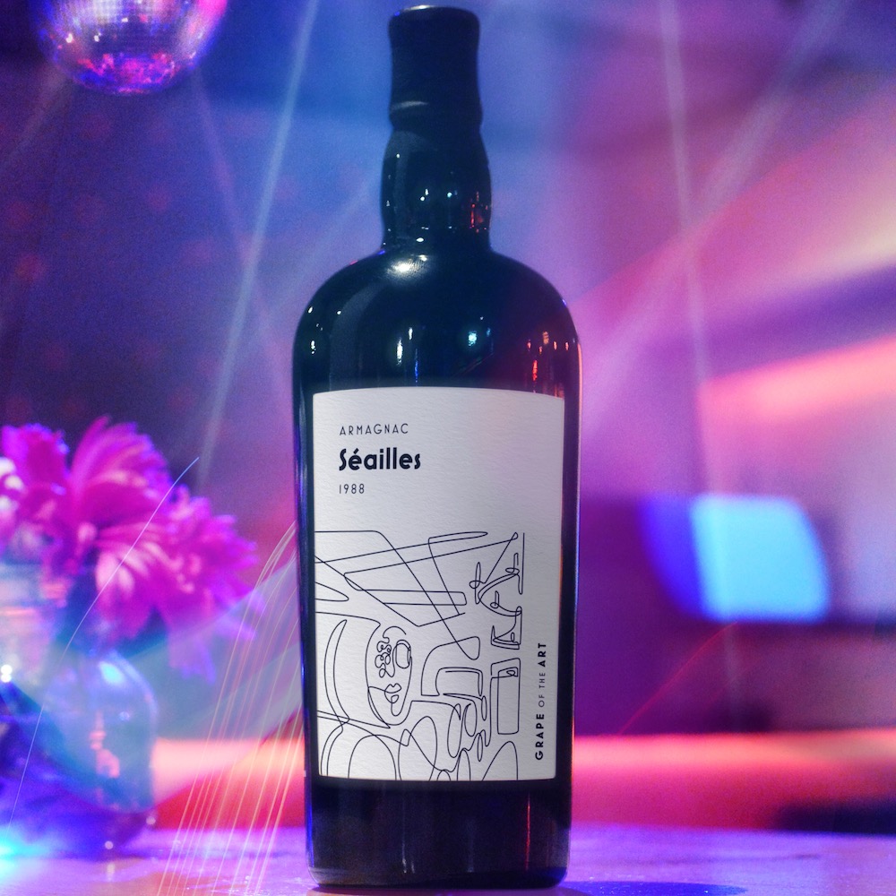 Step into the groove with Seailles ’88: A dazzling disco-infused edition by Grape of the Art, where sublime Armagnac transports you to the electrifying 1980s. Ignite your senses and dance the night away with this spirited vintage.